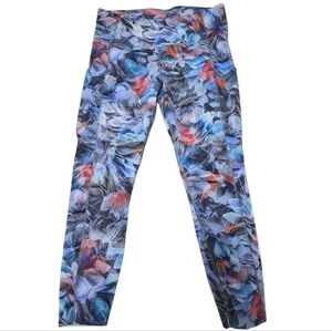 Lululemon Colorful Leaf Print Leggings